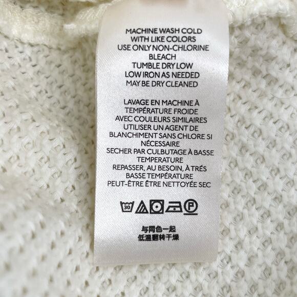 Free People Oversized Cozy Sweater Frenchnilla Cream She’s A Keeper Size M - Picture 11 of 12